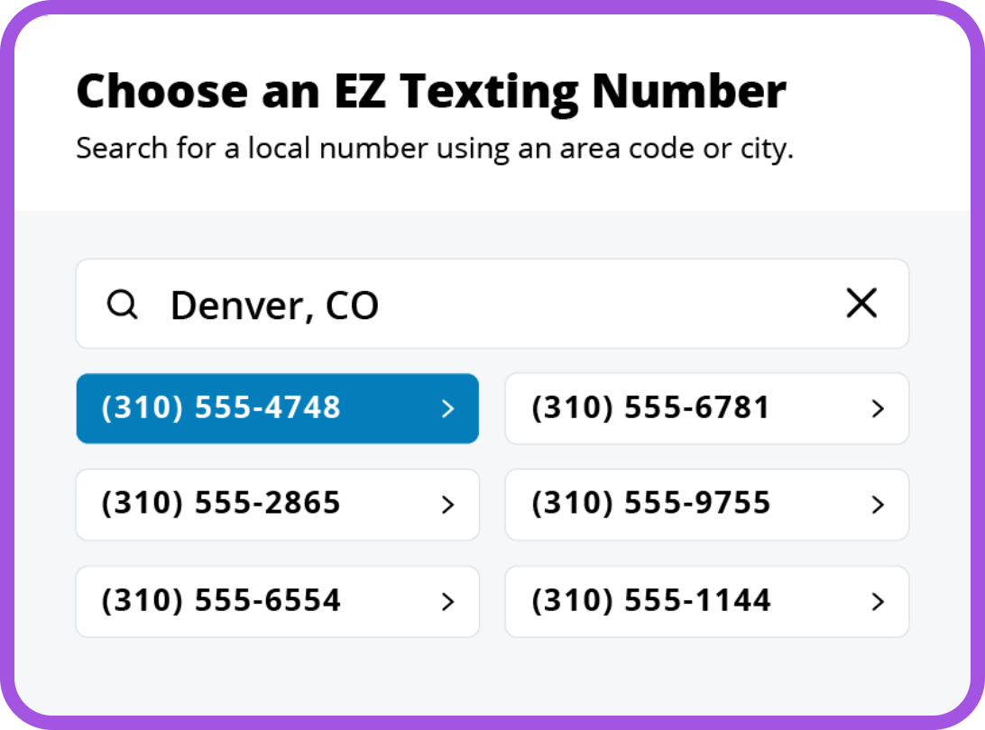 cost-effective textable number options