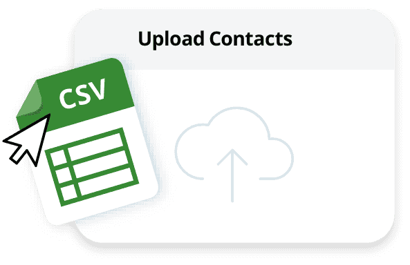 Step 2 upload contacts