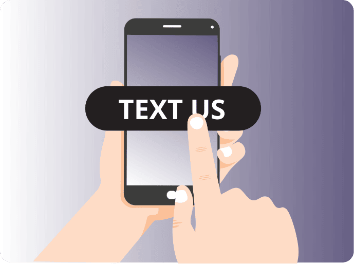 Text us click to text button