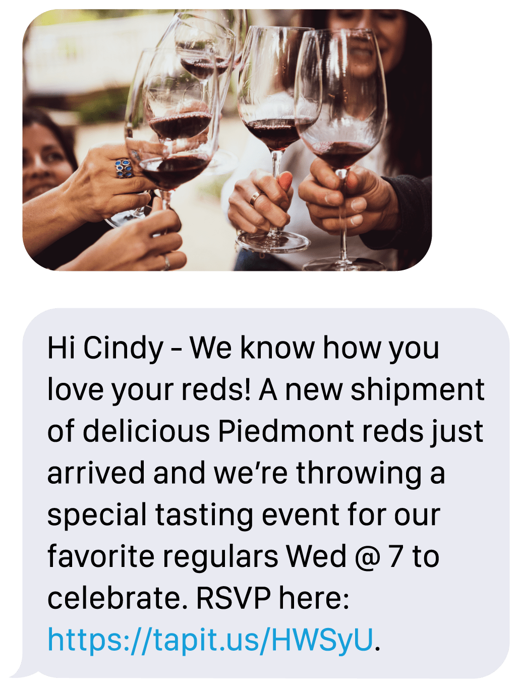 Restaurant Text Message