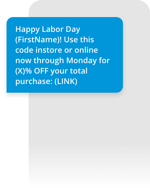 Happy Labor Day SMS Text Example 2