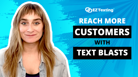 Customer text blasts