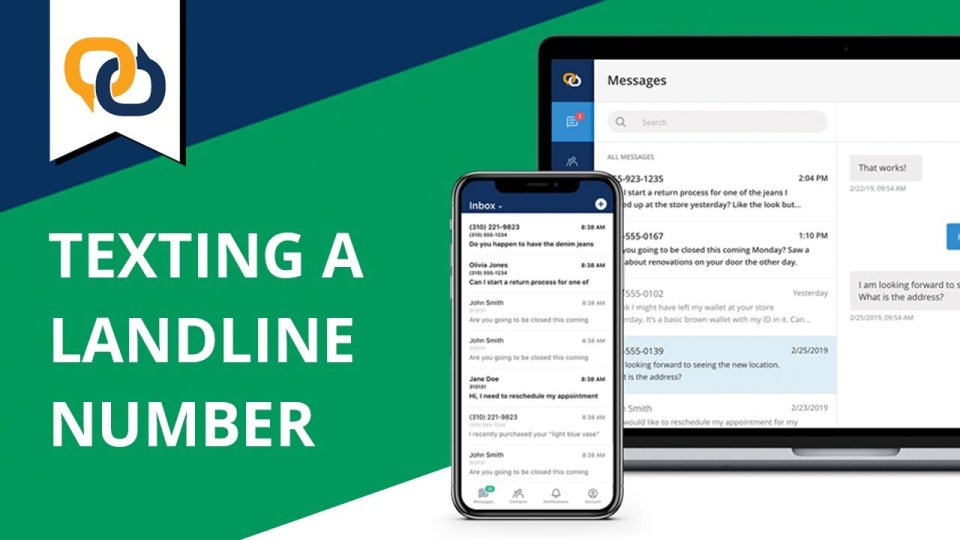 Thumbnail- Text Enabling Your Landline Number